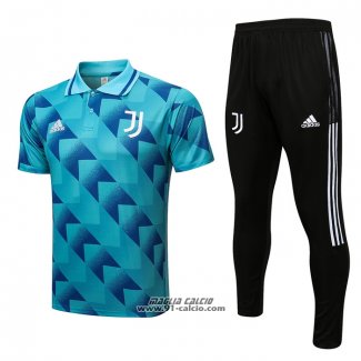 Conjunto Polo Juventus 2022-2023 Blu