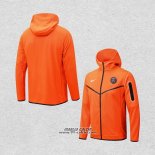 Giacca con Cappuccio Paris Saint-Germain 2022-2023 Arancione