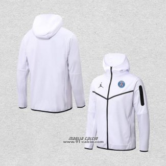 Giacca con Cappuccio Paris Saint-Germain 2022-2023 Bianco