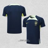 Maglia Allenamento Brasile 2022-2023 Blu