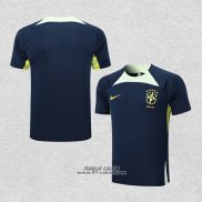 Maglia Allenamento Brasile 2022-2023 Blu