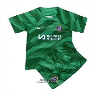 Maglia Chelsea Portiere Bambino 2023-2024 Verde