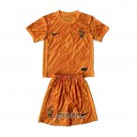 Maglia Francia Portiere Bambino 2024 Arancione