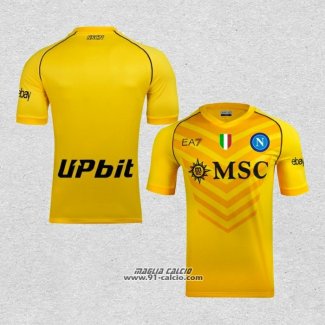 Maglia Napoli Portiere 2023-2024 Giallo Thailandia