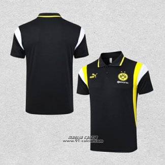 Maglia Polo Borussia Dortmund 2023-2024 Nero