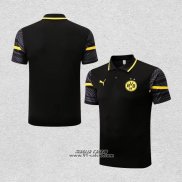 Maglia Polo Borussia Dortmund 2022-2023 Nero e Giallo