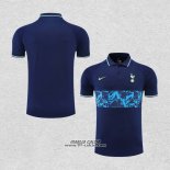Maglia Polo Tottenham Hotspur 2022-2023 Blu Scuro