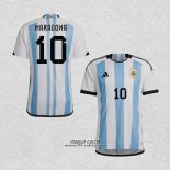 Prima Maglia Argentina Giocatore Maradona 2022