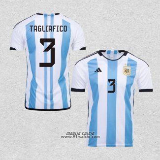 Prima Maglia Argentina Giocatore Tagliafico 2022