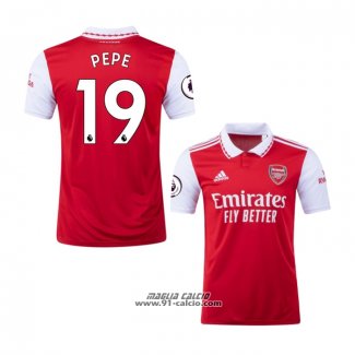 Prima Maglia Arsenal Giocatore Pepe 2022-2023