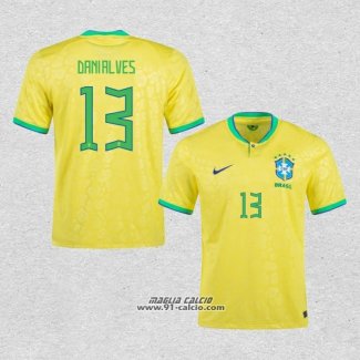 Prima Maglia Brasile Giocatore Dani Alves 2022