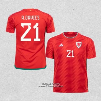 Prima Maglia Galles Giocatore A.Davies 2022