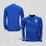 Prima Maglia Italia Manica Lunga 2023-2024