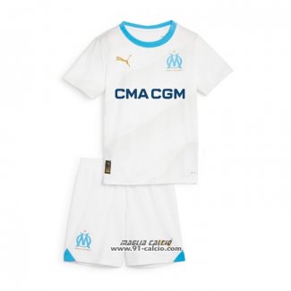 Prima Maglia Olympique Marsiglia Bambino 2023-2024