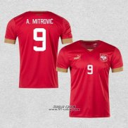 Prima Maglia Serbia Giocatore A.Mitrovic 2022