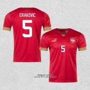 Prima Maglia Serbia Giocatore Erakovic 2022