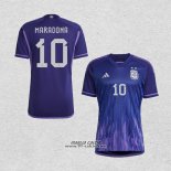 Seconda Maglia Argentina Giocatore Maradona 2022