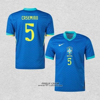 Seconda Maglia Brasile Giocatore Casemiro 2024