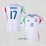 Seconda Maglia Italia Giocatore Immobile 2024-2025