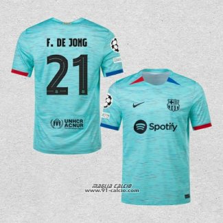 Terza Maglia Barcellona Giocatore F.De Jong 2023-2024