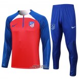 Tuta da Track Felpa Atletico Madrid 2023-2024 Rosso