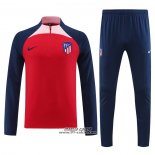 Tuta da Track Felpa Atletico Madrid 2023-2024 Rosso