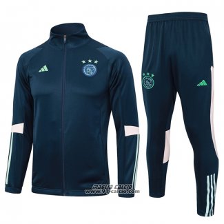 Tuta da Track Giacca Ajax 2023-2024 Blu