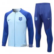 Tuta da Track Giacca Atletico Madrid 2022-2023 Blu