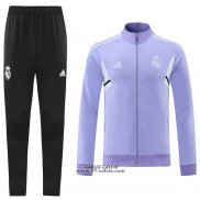 Tuta da Track Giacca Real Madrid 2022-2023 Purpura