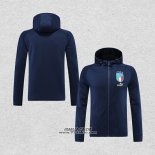 Giacca con Cappuccio Italia 2022-2023 Blu