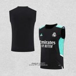 Maglia Allenamento Real Madrid Senza Maniche 2022-2023 Nero