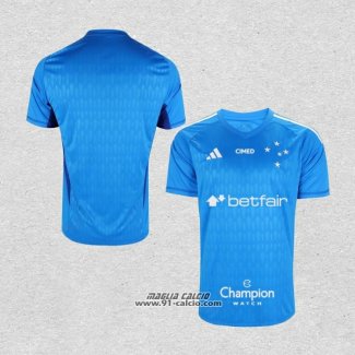 Maglia Cruzeiro Portiere 2023 Blu Thailandia