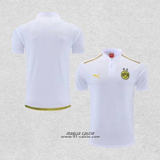 Maglia Polo Borussia Dortmund 2022-2023 Bianco