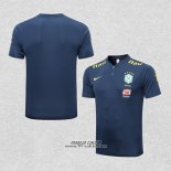 Maglia Polo Brasile 2022-2023 Blu