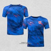 Maglia Prematch Inghilterra 2022 Blu