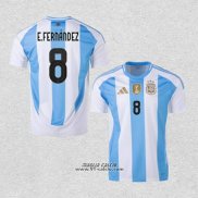 Prima Maglia Argentina Giocatore E.Fernandez 2024