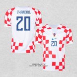 Prima Maglia Croazia Giocatore Gvardiol 2022
