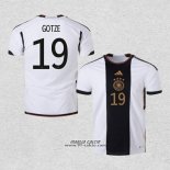 Prima Maglia Germania Giocatore Gotze 2022