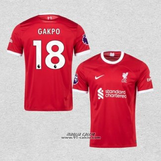 Prima Maglia Liverpool Giocatore Gakpo 2023-2024