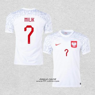 Prima Maglia Polonia Giocatore Milik 2022