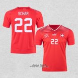 Prima Maglia Svizzera Giocatore Schar 2022