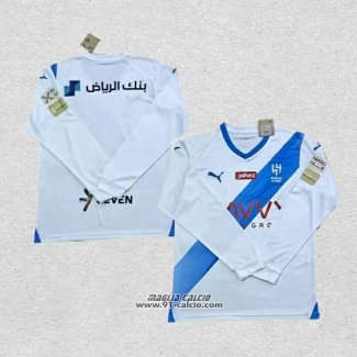 Seconda Maglia Al Hilal Manica Lunga 2023-2024