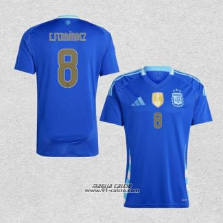 Seconda Maglia Argentina Giocatore E.Fernandez 2024