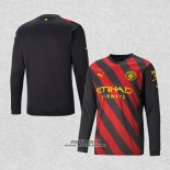 Seconda Maglia Manchester City Manica Lunga 2022-2023