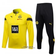 Tuta da Track Felpa Borussia Dortmund 2022-2023 Giallo