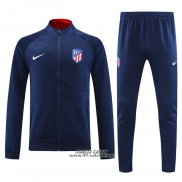 Tuta da Track Giacca Atletico Madrid 2023-2024 Blu