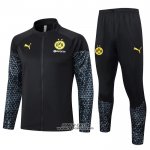 Tuta da Track Giacca Borussia Dortmund 2023-2024 Nero