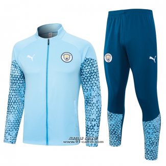 Tuta da Track Giacca Manchester City 2023-2024 Blu