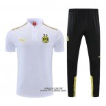 Conjunto Polo Borussia Dortmund 2022-2023 Bianco