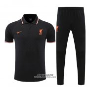 Conjunto Polo Liverpool 2022-2023 Nero